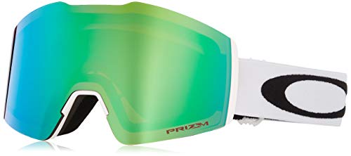 Oakley Fall Line Xm Gafas de Sol, Multicolor (Blanco Mate/Prizm Snow Jade Iridium), M Unisex Adulto