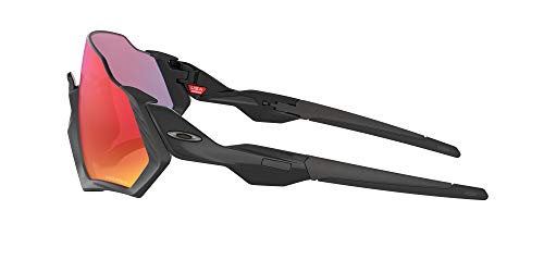 Oakley Flight Jacket Gafas de sol, Rectangulares, 1, Negro