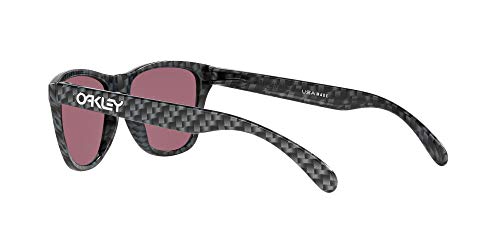 Oakley Frogskins XS, Gafas Unisex Adulto, Karbonfaser/Prizm Road, 53 cm