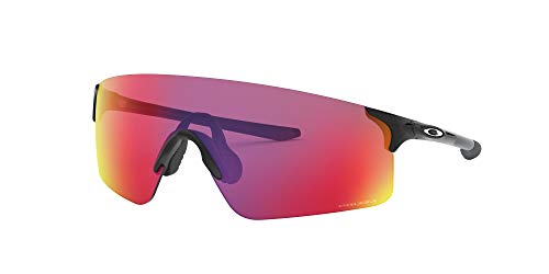 Oakley Gafas de sol rectangulares Oo9454a Evzero Blades para hombre, Negro pulido/Prizm Road,