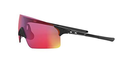 Oakley Gafas de sol rectangulares Oo9454a Evzero Blades para hombre, Negro pulido/Prizm Road,