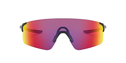Oakley Gafas de sol rectangulares Oo9454a Evzero Blades para hombre, Negro pulido/Prizm Road,