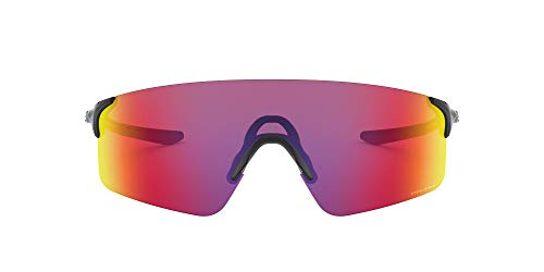 Oakley Gafas de sol rectangulares Oo9454a Evzero Blades para hombre, Negro pulido/Prizm Road,