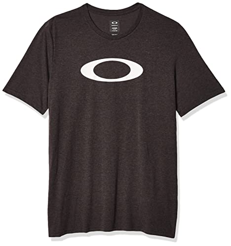 Oakley Mens O- Bold Ellipse Camisa, Blackout Lt Htr, L para Hombre