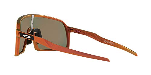 Oakley Men's OO9406 Sutro Rectangular Sunglasses, Red Gold Shift/Prizm Ruby, 37mm