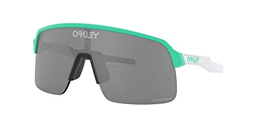 Oakley Men's OO9463 Sutro Lite Sunglasses, Matte Celeste/Prizm Black, 39 mm