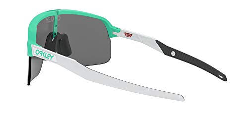 Oakley Men's OO9463 Sutro Lite Sunglasses, Matte Celeste/Prizm Black, 39 mm