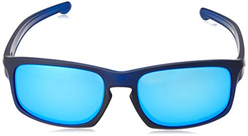 Oakley Men's Sliver Stealth Asian Fit Sunglasses,OS,Matte Translucent Blue/Prizm Sapphire