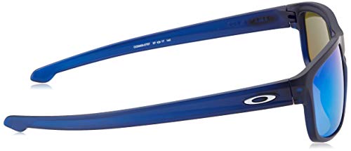 Oakley Men's Sliver Stealth Asian Fit Sunglasses,OS,Matte Translucent Blue/Prizm Sapphire