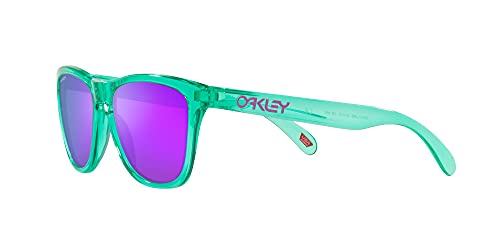 Oakley Oo9013 Frogskins, Gafas Unisex Adulto, Translucent Celeste/Prizm Violet, 59