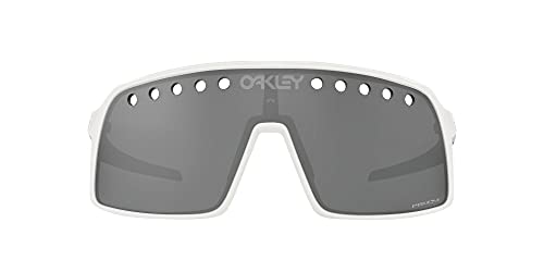 Oakley Oo9406 Sutro, Gafas Unisex Adulto, Poliertes Weiß/Prizm Schwarz, 53