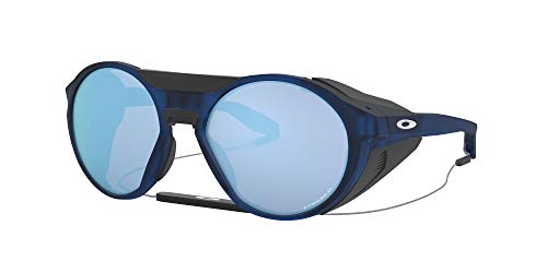 Oakley OO9440 Clifden Sunglasses+ Vision Group Accesorios Bundle, Matte Trans Blue/Prizm Deep Water Polarizado (944005),