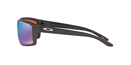 Oakley Oo9449 Gibston, Gafas Unisex Adulto, Steel/Prizm Snow Sapphire, 60 cm