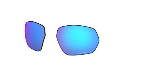 Oakley Plazma Pilot - Lentes de repuesto para gafas de sol, polarizadas con zafiro Prizm, 59 mm
