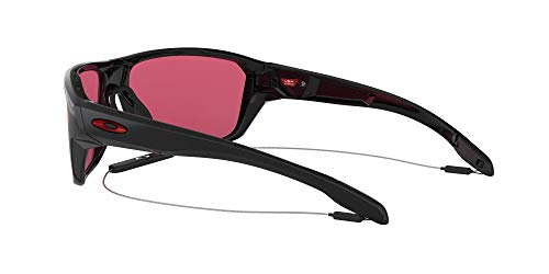 Oakley Split Shot Gafas, (Negro Pulido), 64 Unisex Adulto