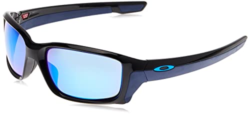 OAKLEY Straightlink Oo9331 933104 58 Mm Gafas de sol para Unisex, Negro/Azul, 0