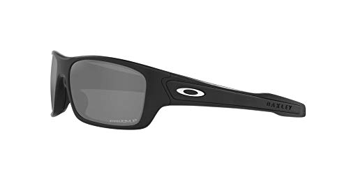 Oakley Turbine XS, Gafas Unisex Adulto, Mattschwarz/Prizm Schwarz Polarisiert