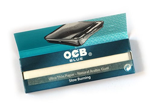 OCB - Papel para liar cigarrillos cortos X-Pert Blu - Caja de 50 librillos