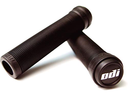 ODI Griffe Bmx Longneck Sl Flangeless, Puños para manillar (sin anillas), Negro, 135 mm