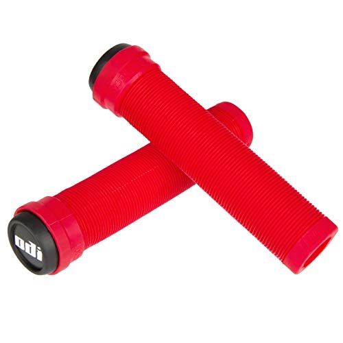 ODI Griffe Bmx Longneck Sl Flangeless, Puños para manillar (sin anillas), Rojo, 143 mm