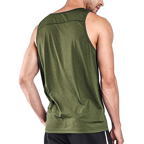 Ogeenier Hombre Deporte Camiseta sin Mangas de Secado Rápido para Running Fitness Ejercicio