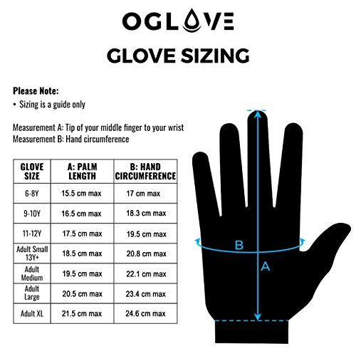 OGLOVE Guantes Deportivos Térmicos Impermeables, Guantes De Campo Sensible con Pantalla Táctil para Fútbol, Rugby, Ciclismo de Montaña, Ciclismo, Pesca y Más, Adulto Extra Grande