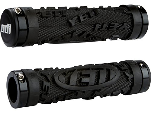 O.I.D. ODI Yeti Hardcore - Puños Largos para Bicicleta (130 mm) Multicolor Schwarz-Schwarz Talla:130 mm