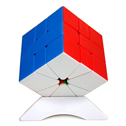 OJIN MoYu MOFANGJIAOSHI Cubing Classroom MFJS Meilong Series Cube Bundle Megaminx & Skewb & Square-1 & Pyramid Bright Cube con Paquete de Regalo + Cuatro Cubos trípodes (Sin Etiqueta)