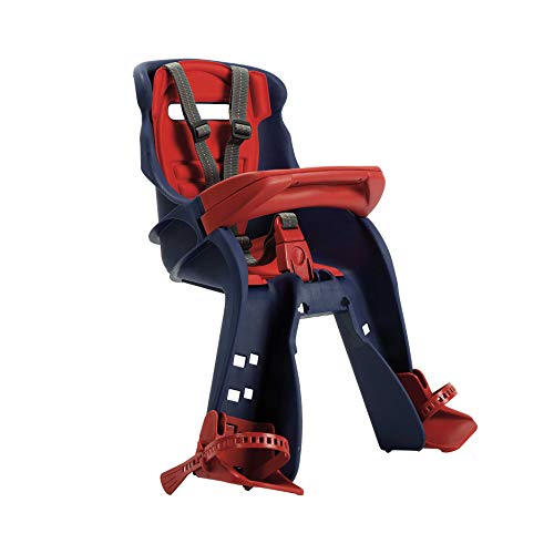 OKBABY Orion Asiento Delantero de Bicicleta para niños, Rojo y BLU