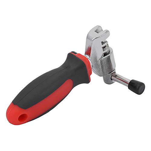 OKBY Bike Chain Breaker-Bike Chain Removal Breaker Drive Splitter Cutter Link Repair Tool Accesorio de manivela de Bicicleta(Rojo)