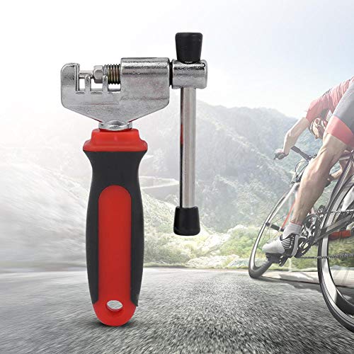 OKBY Bike Chain Breaker-Bike Chain Removal Breaker Drive Splitter Cutter Link Repair Tool Accesorio de manivela de Bicicleta(Rojo)