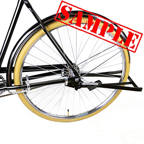 OldNewBikes Caballete Doble Trasero de Acero para Bicicleta clásica Retro Vintage o pequeño ciclomotor con Ruedas de tamaño 26" (650)