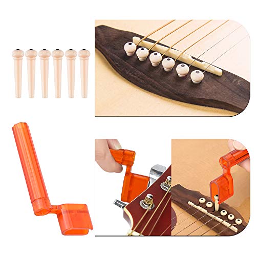 Olycism Juego de Herramientas de Guitarra Mantenimiento de Reparación de Limpieza Juego de Herramientas de reparación de guitarra kit de herramientas de reparación para Guitarra Bajo Mandolina Ukelele