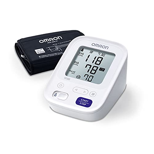 OMRON M3 - Tensiómetro de brazo digital con detección del pulso arrítmico, validado clínicamente