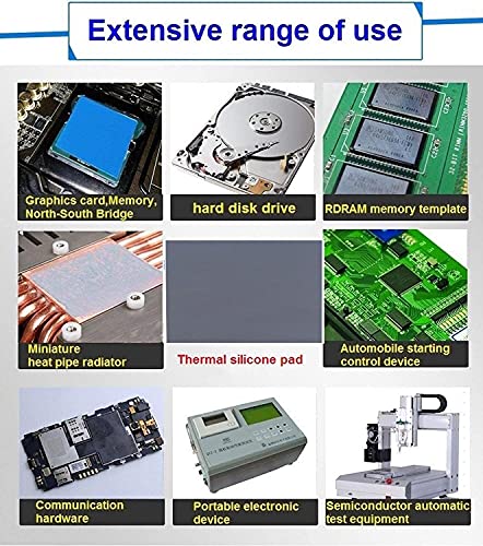 One enjoy Thermalright Thermal Pad 12.8 W/MK, 120x120x1.5mm, Silicona Pad Termico para disipador térmico/GPU/CPU/LED (1.5mm)