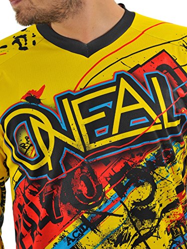 Oneal 0016A-503 Element 2014 Acid Motocross Jersey M Amarillo/Rojo