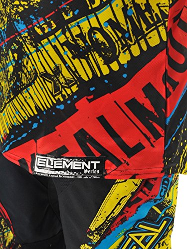 Oneal 0016A-503 Element 2014 Acid Motocross Jersey M Amarillo/Rojo