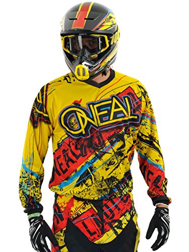 Oneal 0016A-503 Element 2014 Acid Motocross Jersey M Amarillo/Rojo