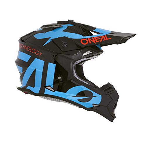 Oneal 2SRS RL Helmet Slick Black/Blue XL (61/62cm) Casco, Adultos Unisex