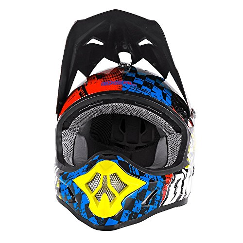 O'Neal Backflip Rl2 Youth EVO Wild - Casco para Niños, Multicolor, M (48-50cm)