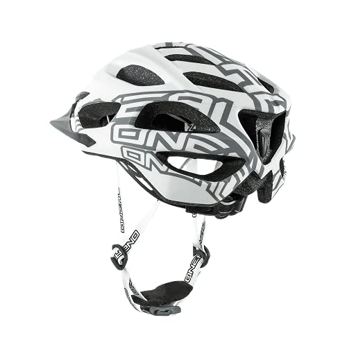 O'NEAL | Casco de Bicicleta de montaña | Enduro All-Mountain | Eficiente Sistema de ventilación, Sistema de Ajuste de Tallas, Aprobado por la EN1078 | Casco Q RL | Adultos | Blanco | Talla XS/S/M