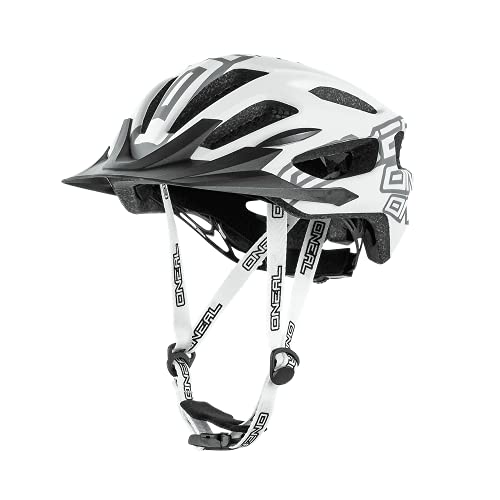 O'NEAL | Casco de Bicicleta de montaña | Enduro All-Mountain | Eficiente Sistema de ventilación, Sistema de Ajuste de Tallas, Aprobado por la EN1078 | Casco Q RL | Adultos | Blanco | Talla XS/S/M