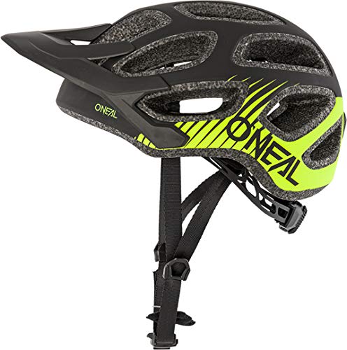 O'NEAL | Casco de Bicicleta de Montaña | MTB Downhill Freeride | Casco All-Mountain/Enduro, Ajuste Ajustable | Casco Thunderball Airy | Adulto | Negro Amarillo Neón | Talla M/57-XL/61