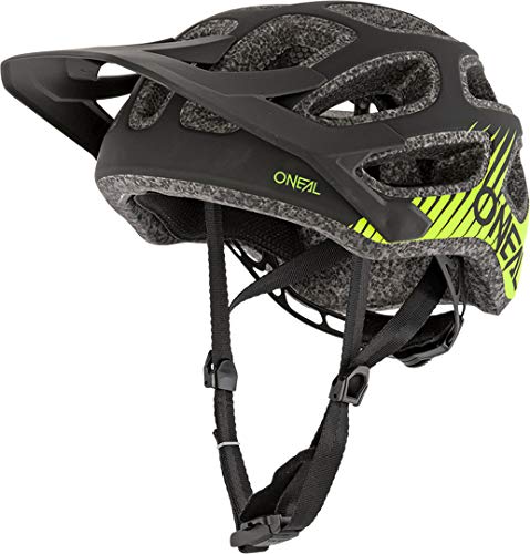 O'NEAL | Casco de Bicicleta de Montaña | MTB Downhill Freeride | Casco All-Mountain/Enduro, Ajuste Ajustable | Casco Thunderball Airy | Adulto | Negro Amarillo Neón | Talla M/57-XL/61