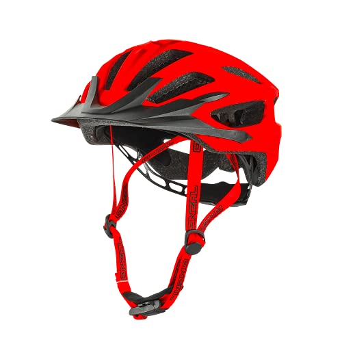 O'NEAL | Casco de Ciclismo de montaña | Enduro All-Mountain | Sistema de ventilación eficiente, Sistema de Ajuste de Talla, Aprobado por EN1078 | Casco Q RL | Adulto | Rojo | Talla XS/S/M