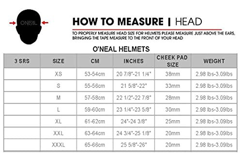 O'NEAL | Casco de Motocross | MX Enduro | Shell ABS, Cumple con el estándar de Seguridad ECE 22.05, Airflaps™ Compatible | Casco 3SRS Riff 2.0 | Adultos | Gris Negro | Talla L (59/60 cm)