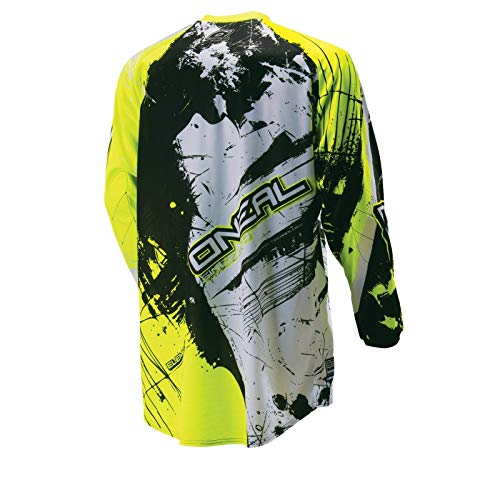 O'Neal Element Jersey Shocker Enduro Downhill 0024S-60 - Camiseta de motocross, amarilla y negra, color negro / amarillo, tamaño XL