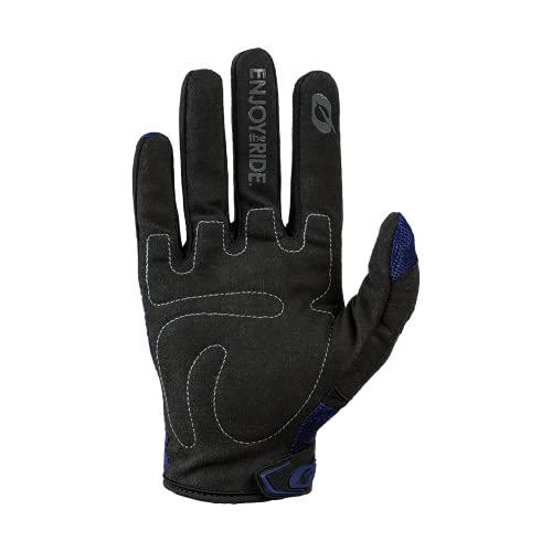 O'NEAL | Guantes de Motocross MX MTB DH FR Downhill Freeride | Materiales duraderos y Flexibles, Palma ventilada | Guantes de Elementos | Hombres | Negro Azul | Talla L