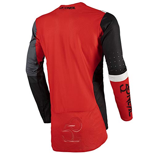 O'Neal | Maillot de Ciclismo de Manga Larga | MX MTB Motocross Mountainbike DH FR | Mangas sin Mangas, Ajuste, Materiales duraderos | Maillot prodigio Five Zero | Adultos | Talla M (48/50)