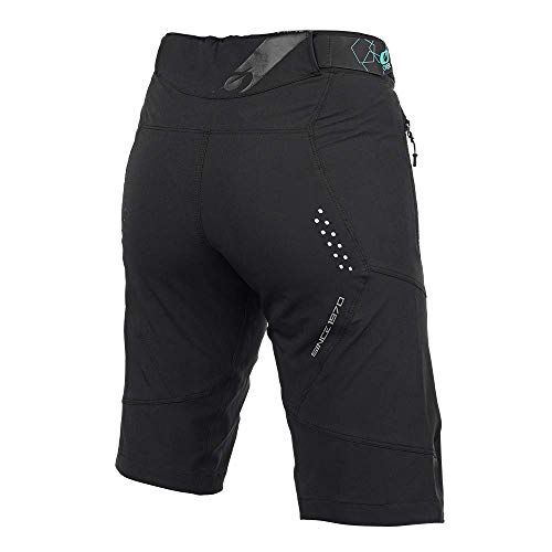 O'Neal | Pantalones de Ciclismo de montaña | MTB Mountain Bike DH Downhill FR Freeride | Corte Femenino, transpiración y Estiramiento Transpirable | Soul Women's Shorts | Adult | Negro | Talla L